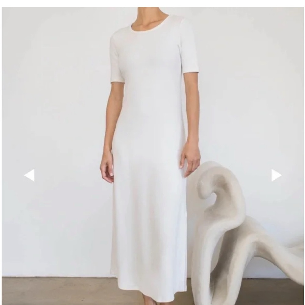 AYR Cream Midi Dress NWOT Medium